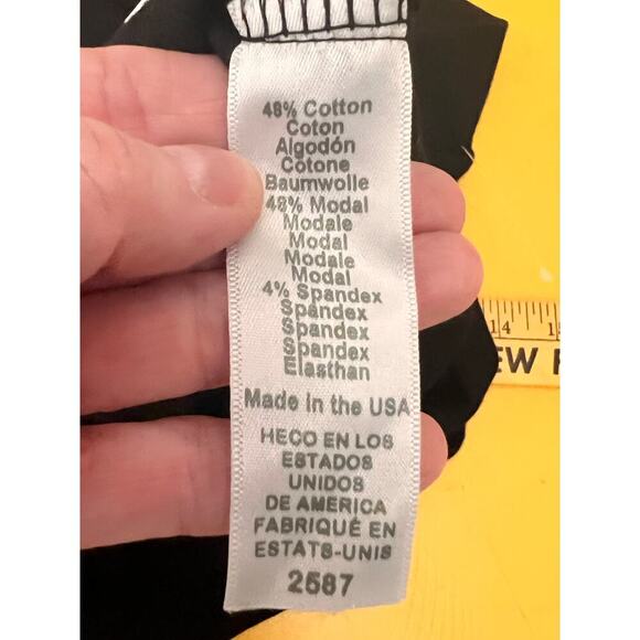 Michael Stars Rae High Waisted Ultra Rib Midi Skirt Black Women's Size Large NWT - Picture 7 of 9